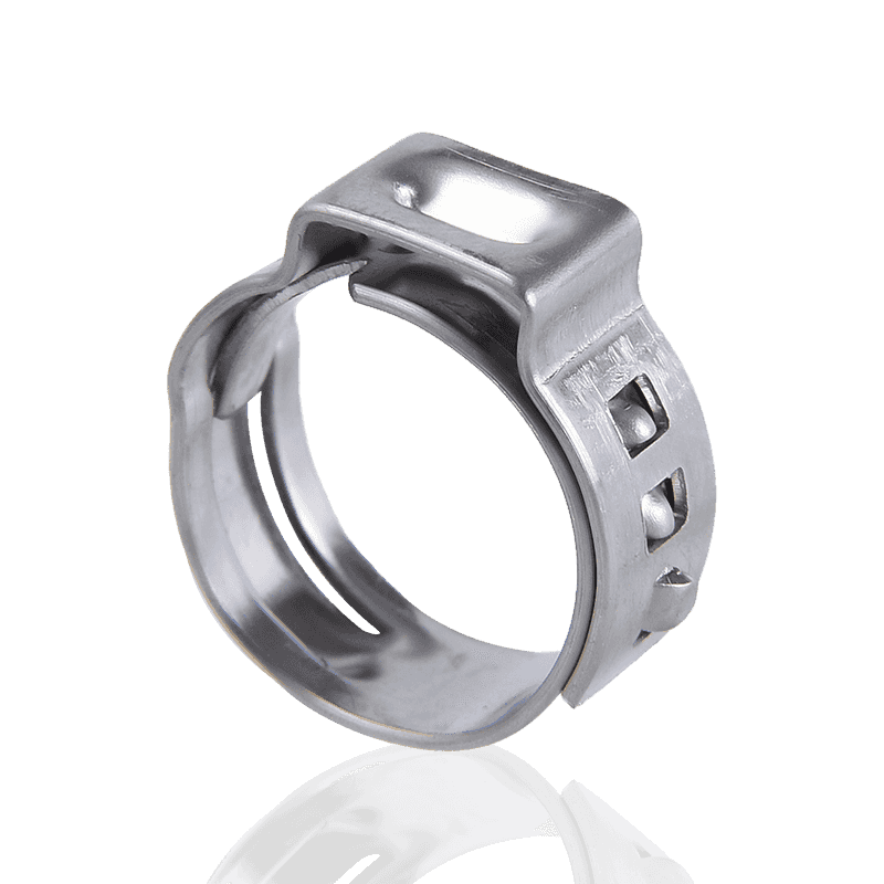 Clemă fără trepte cu o singură ureche