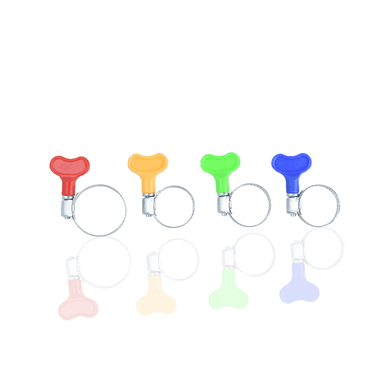 Colieră pentru furtun cu mâner din plastic de tip american